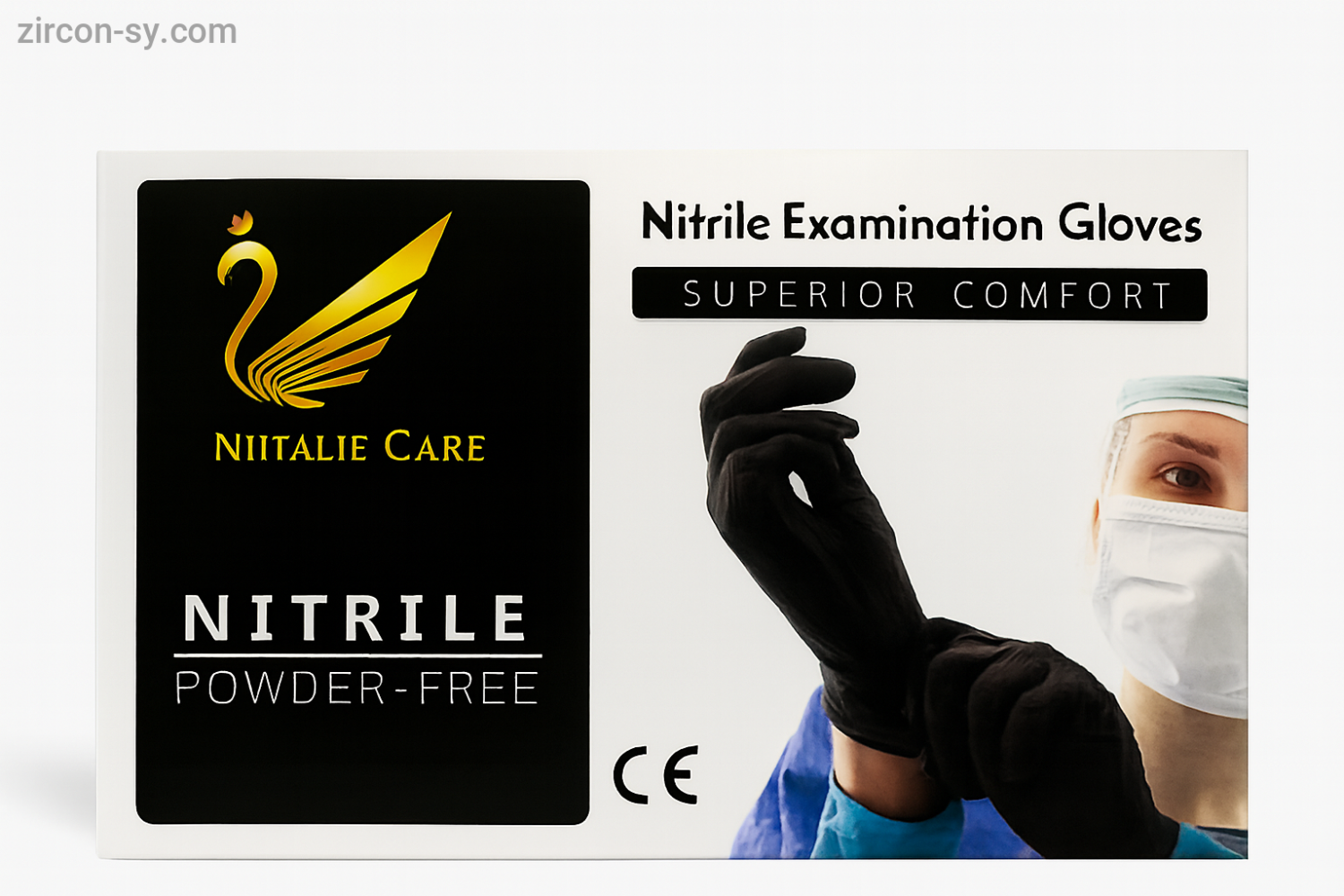 كفوف نتريل اسود ماليزي