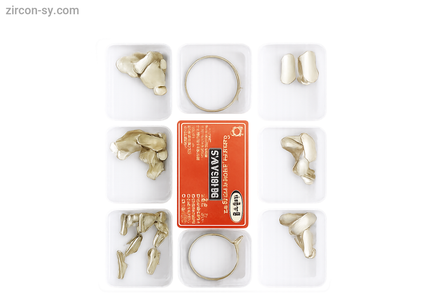 مسندة جانبية معدنية صيني 100 قطعة مع رنجن مساند